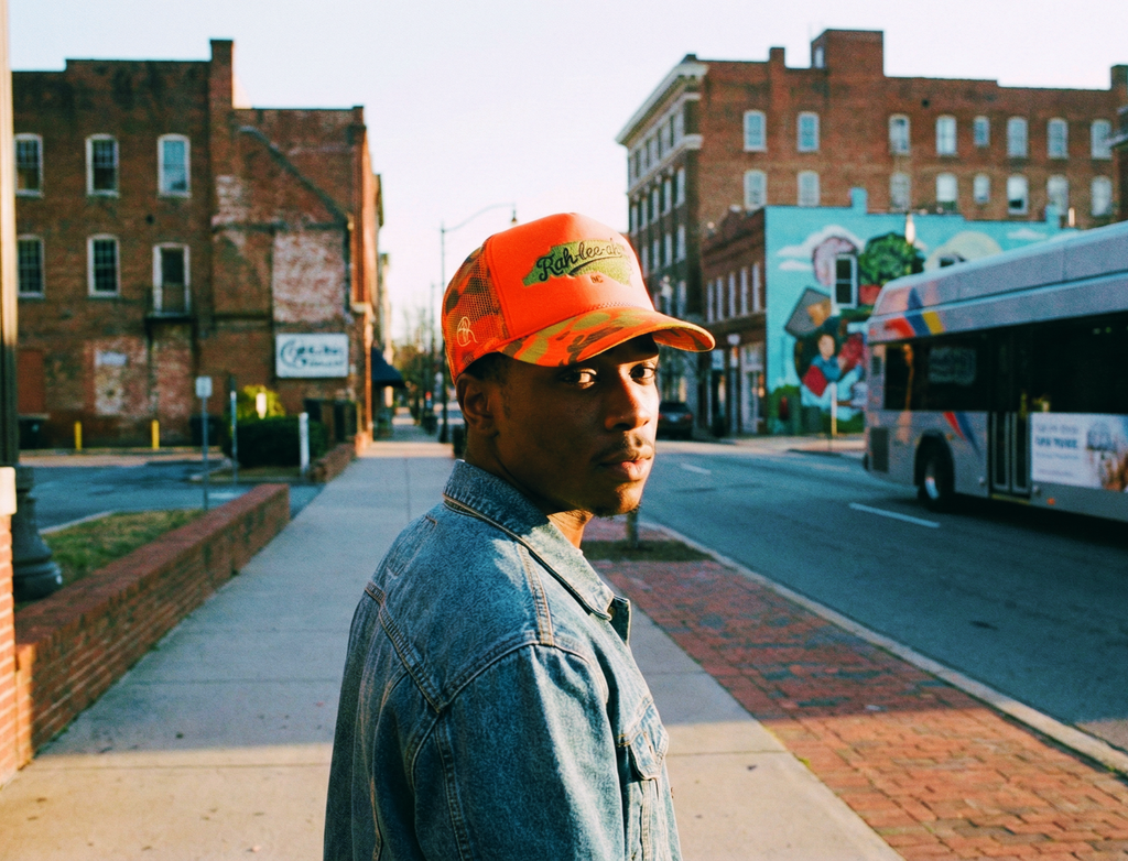 Rah-lee-ah™ Trucker Hat Neon Orange Camo