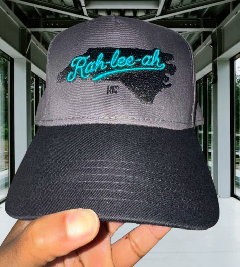 Rah-lee-ah™ Mid-Profile Dad Hat — Panthers Blue / Black/ Gray