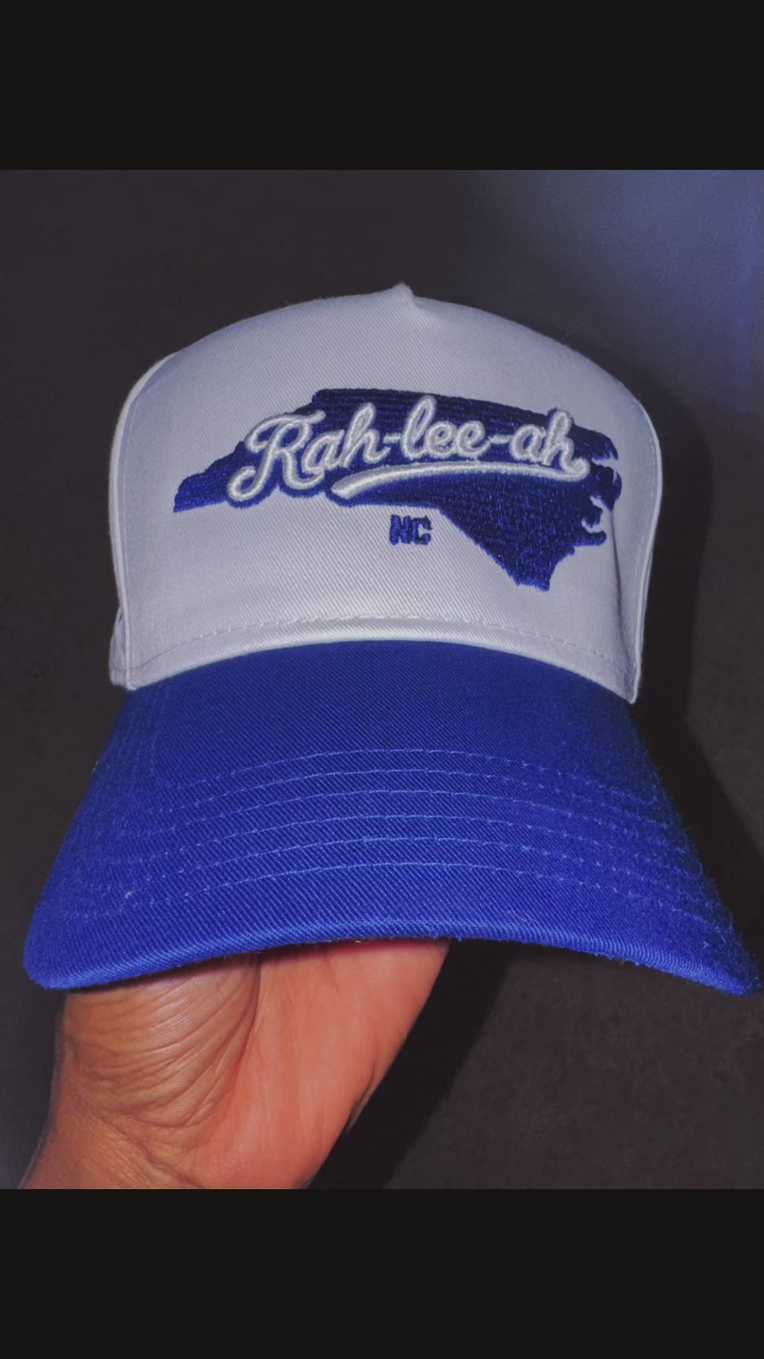 video of different angles of hat